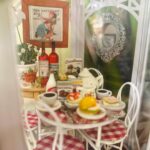Ritabhari Chakraborty Instagram - The garden Tea room ✨ Am back into making minis. 💫 #miniaturesbyritabhari