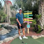 Rob Gronkowski Instagram - Finally made it back to Myrtle Beach! When I was a kid, my family and I went to Myrtle Beach for Easter vacation every year… for a decade straight! We loved how many putt putt courses there were, all the ice cream spots, and best of all, the beaches!! 🏖️ Being back there this week brought back so many wonderful memories, especially on the putt putt course, one of my all time favorite activities!!! ⛳️ Myrtle Beach, South Carolina