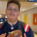 Rob Gronkowski Instagram - Had the pleasure of meeting Jake and his family the other day right at Patriot Place. Jake has been through some tough times in his life and had to miss 7th grade to receive his treatment. He is a smart, talented young kid who thinks about others. He will be honored at the @patriots game tomorrow as the third ever “Keeper of the Light” and will be ringing the Bell before the game! 🔔 He is the THIRD person to EVER do it being in the great company of the other two guys named @tombrady and @kennychesney! Thank you Jake for being an inspiration to me and others and carrying yourself the way you do! P.S. Jake, ring that bell like a GAME WINNING Gronk Spike!! @makeawishmari