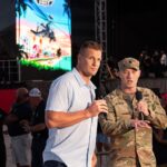 Rob Gronkowski Instagram - Our country has so many talented soldiers, we should all be proud to have them protecting us here in the United States and be thankful for their sacrifices. Memorial Day is about honoring and remembering the men and women who made the ultimate sacrifice while serving our country, and we should be doing this not just yesterday, but everyday. This past Memorial Day Weekend, I had the honor of hosting the “Salute to Service” @airandseashow, where I got to honor so many current troops for all their hard work and commitment to our country. With that being said, I got to meet Lieutenant Colonel Doug Morton. Doug gave me the honor of receiving a memorial bracelet in remembrance of one of the fallen soldiers who his team lost in combat overseas in 2009. The soldier’s name was Robert Sanchez. Thank you for all you did for our country Robert Sanchez, you made the ultimate sacrifice for us to live our best lives safely as possible. We will never forget 🇺🇸 and I will wear this in honor of you and of all who made the ultimate sacrifice. Miami Beach, Florida