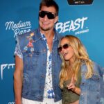 Rob Gronkowski Instagram - What happens at Gronk Beach stays at GRONK BEACH 🏖 so come party with us in Vegas the day before the Big Game by entering @voomerangcom to win VIP tickets to our party, flights, accommodations, and a signed football for you and your friend NOW!!! The sweepstakes closes tomorrow February 4th at 11:59pm so GO GO GO !!!! Meet you on the dance floor !!! Enter at the link in our bio 🥳
