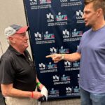 Rob Gronkowski Instagram - @USAA’s #SaluteToService Lounge for #SBLVII weekend was a blast! Meeting with military, veterans, their families & Medal of Honor Recipients was a true honor for me. Vietnam Veteran Marc McCabe got 2 tix to the game thanks to USAA & @VVAmerica #USAApartner Phoenix Convention Center