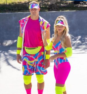 Rob Gronkowski Instagram - Ken and Barbie say Happy Halloween!!💞🛼🎃 
.
📷 @danette_and