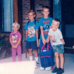 Rob Gronkowski Instagram - Flashback to Gronkowski school days, baby📸! Hope all you kids (and parents) had a great first couple weeks of the school year and have a super fantastic year ahead! 😎📚🚌🖍 And just remember I’ve always loved doing my homework🤓 Now guess who’s who⁉️⬆️ #flashbackfriday #backtoschool