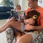 Rob Gronkowski Instagram - That’s my Momma @therealmommagronk instead of reading my elementary books to me, she is now reading her own book she wrote #outnumbered ! My mom is a beast who gets it done!! Grab a copy now on Amazon and learn about her amazing recipe’s and how she managed 5 Boys!! ❤️