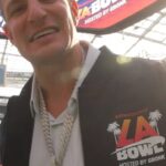 Rob Gronkowski Instagram - @gronk gronkifying the field for tomorrow’s Starco Brands #LABowl hosted by Gronk 🎨 SoFi Stadium