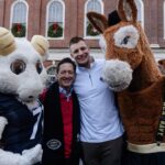 Rob Gronkowski Instagram - #ad Truly an honor to join @USAA for their NABC Recycled Rides program which refurbishes vehicles for those in need. This year, we gifted two vehicles to two deserving military families representing both Army and Navy - great to be back in Boston ahead of this year’s Army-Navy Game! Tune in on Saturday, 12/9 at 3pm EST. 🏈💪 #ArmyNavy