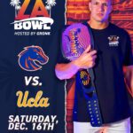 Rob Gronkowski Instagram - GAME ON 😤🏈 Boise State and UCLA will meet in the 2023 Starco Brands #LABowl Hosted By Gronk at SoFi Stadium! 🗓️ Saturday, December 16 @boisestatefootball 🆚 @uclafootball 🕟 4:30 PM PST 🎟️ Tickets, Suites and VIP Packages at labowlgame.com #BleedBlue | #GoBruins
