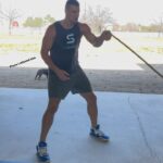 Rob Gronkowski Instagram - Who’s more jacked?? Ralphie or myself?? @inertiawave thanks for helping me keep up with my son!