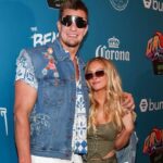 Rob Gronkowski Instagram - What happens at Gronk Beach stays at GRONK BEACH 🏖 so come party with us in Vegas the day before the Big Game by entering @voomerangcom to win VIP tickets to our party, flights, accommodations, and a signed football for you and your friend NOW!!! The sweepstakes closes tomorrow February 4th at 11:59pm so GO GO GO !!!! Meet you on the dance floor !!! Enter at the link in our bio 🥳