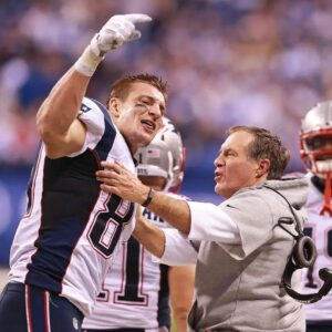 Rob Gronkowski Instagram - Thank you Coach Belichick for everything you have done! From taking a chance drafting me in the very beginning to teaching and showing me the way on the field. I wouldn’t change a thing! It was an honor to be on your team and thank you for putting us players in situations to have serious success!! 🏆 You are the best to ever do it Coach! 🏉