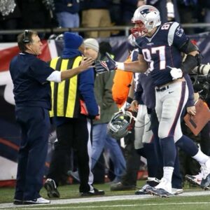 Rob Gronkowski Instagram - Thank you Coach Belichick for everything you have done! From taking a chance drafting me in the very beginning to teaching and showing me the way on the field. I wouldn’t change a thing! It was an honor to be on your team and thank you for putting us players in situations to have serious success!! 🏆 You are the best to ever do it Coach! 🏉