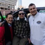 Rob Gronkowski Instagram - #ad Truly an honor to join @USAA for their NABC Recycled Rides program which refurbishes vehicles for those in need. This year, we gifted two vehicles to two deserving military families representing both Army and Navy - great to be back in Boston ahead of this year’s Army-Navy Game! Tune in on Saturday, 12/9 at 3pm EST. 🏈💪 #ArmyNavy