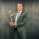 Rob Gronkowski Instagram - My 1st Emmy!! 🏆 Starting this Thanksgiving week out strong giving the upmost thanks to the whole @nflonfox team for working so hard and putting tremendous time in to make this pre-game show supertastic!! 2022-2023 Sports Emmy Awards-outstanding studio show- weekly Fox NFL Sunday!! My co-workers are the best showing me the way every Sunday, I’m incredibly grateful for you guys!!