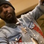 Rob Kardashian Instagram - @dezbryant in @halfwaydead jacket 🔥