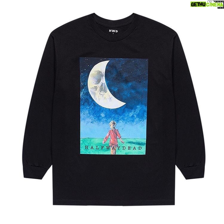 Rob Kardashian Instagram - New HWD moonshine long sleeve tee is available now. Halfway-dead.com