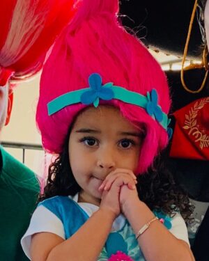 Rob Kardashian Instagram - Poppy Troll dressed up with Papa Troll for #Halloween 💕 #Dream