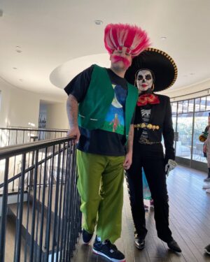 Rob Kardashian Instagram - Halloween 2019 🎃 @halfwaydead 💀🖤 @krisjenner
