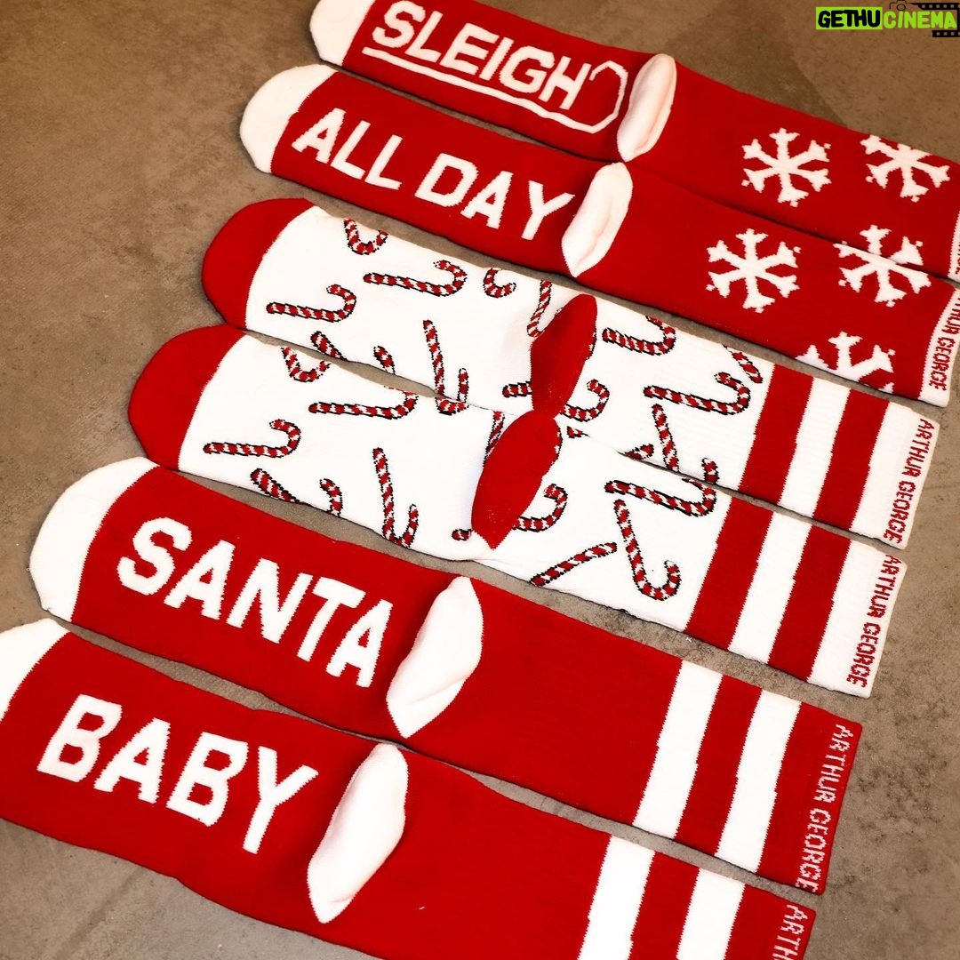 Rob Kardashian Instagram - Arthur George Christmas socks available now on ShopArthurGeorge.com