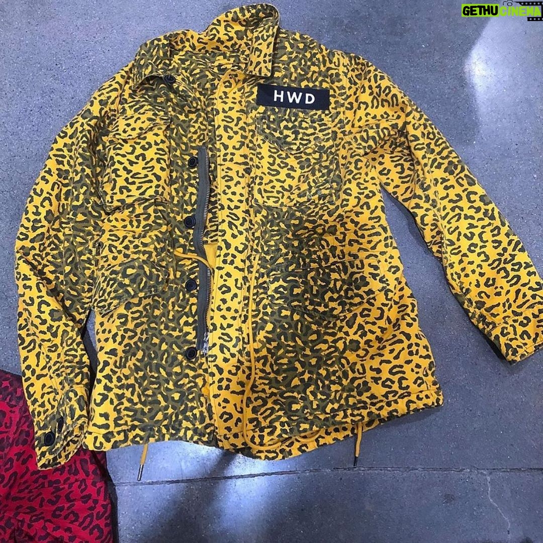 Rob Kardashian Instagram - @halfwaydead Cheetah Military jacket 💛🐆☠️ Coming for fall