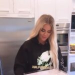 Rob Kardashian Instagram - @khloekardashian wearing @halfwaydead hoodie #HWD 💀💀💀 pick up @kimkardashian and @kyliejenner’s fragrance collab at KKWFRAGRANCE.COM now!