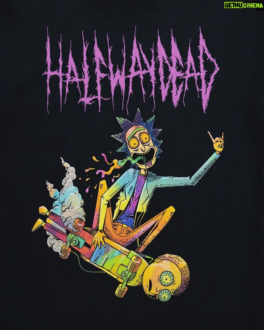 Rob Kardashian Instagram - @halfwaydead / RICK and MORTY Available now. www.wearehwd.com