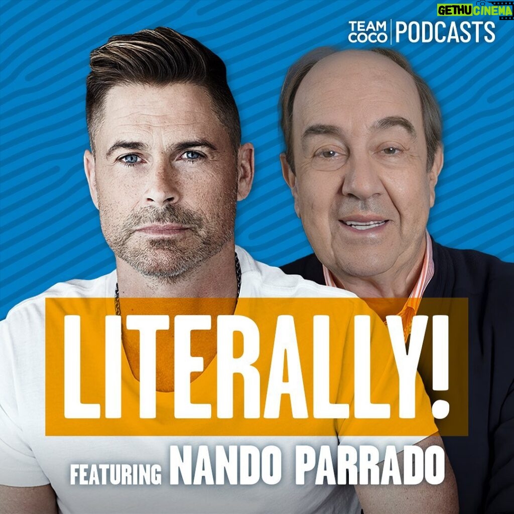 Rob Lowe Instagram - Today on #Literally Nando Parrado joins Rob to discuss being one of 16 survivors of the Uruguayan Air Force Flight 571, which crashed in the Andes mountains in 1972. They also discuss the new film adaptation of his experience: #SocietyoftheSnow. Listen at the link in bio.