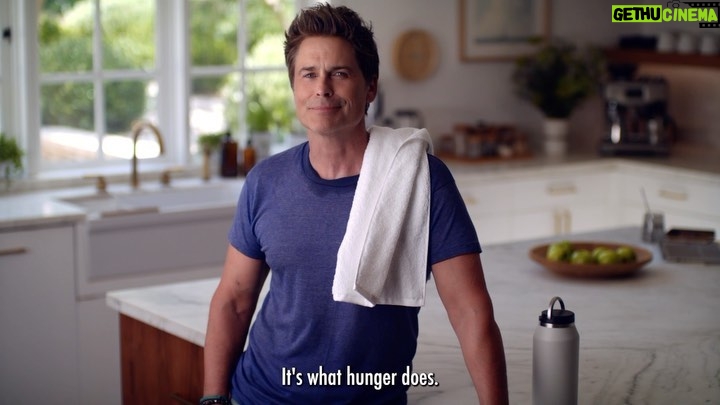 Rob Lowe Instagram - Stay ready with @atkinsnutritionals so you don’t have to get ready when hunger strikes! #ad #AtkinsPartner