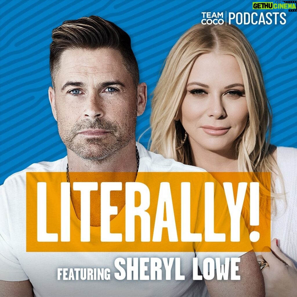 Rob Lowe Instagram - Today on #Literally Sheryl Lowe joins her husband Rob to discuss their first impressions of each other, raising children, couples counseling and more. Listen at the link in bio!