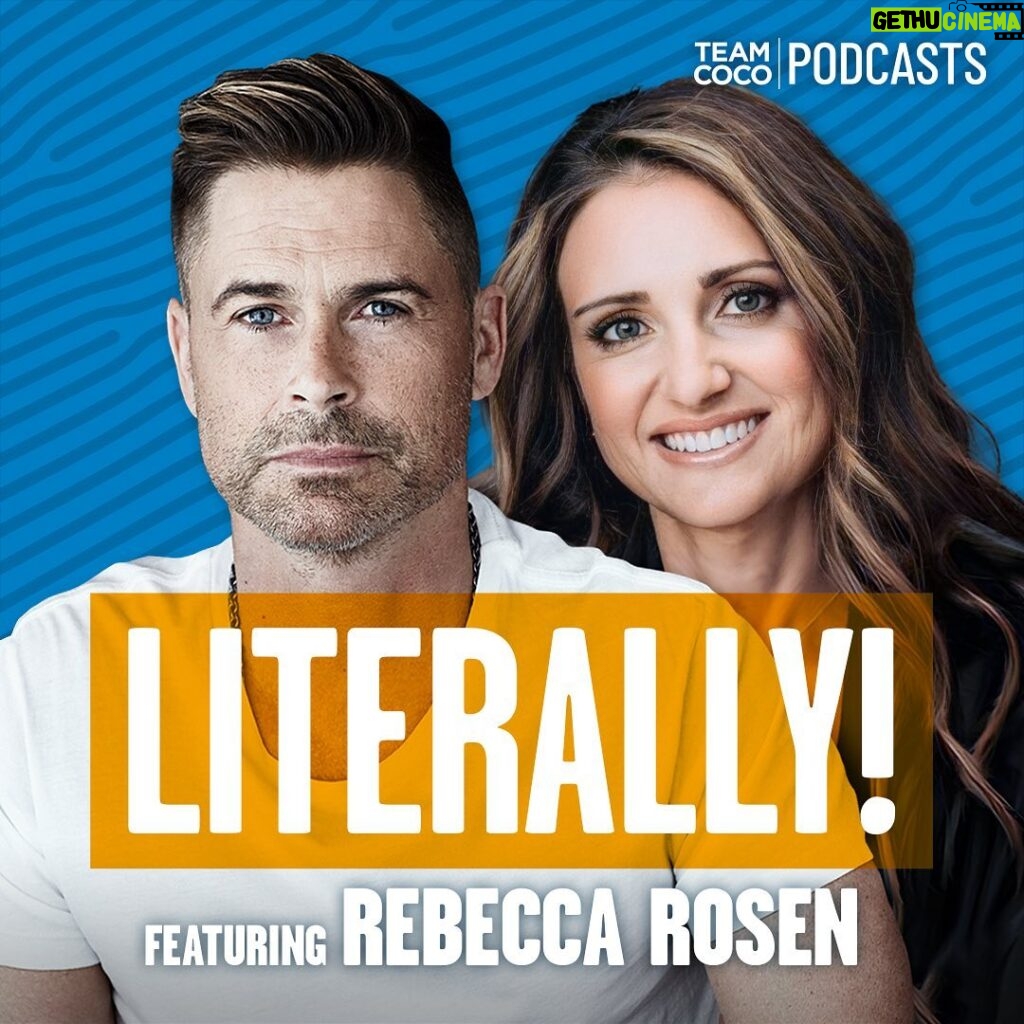 Rob Lowe Instagram - On today’s #Literally, Rob gets a reading from renowned spiritual medium Rebecca Rosen! Hear them discuss the logical versus intuitive mind, Rebecca’s journey into her unique career, and the power of dreaming, and more. Listen at the link in bio!
