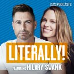 Rob Lowe Instagram - Today on #Literally Hilary Swank sits down with Rob to discuss her baby twins, the incredible animal rescue work Hilary did in the wake of 9/11, skiing with Clint Eastwood, memories from the Oscars, and more. Listen at the link in bio.