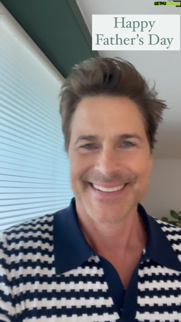 Rob Lowe Instagram - Happy Father’s Day from @roblowe and our family at Atkins!