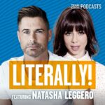 Rob Lowe Instagram - Today on #Literally Natasha Leggero joins Rob to discuss how parents inevitably hurt their children, how having kids can change your sense of humor, and what it’s like coparenting AND making a podcast. Listen at the link in bio!
