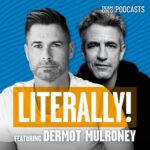 Rob Lowe Instagram - Today on #Literally, Dermot Mulroney joins Rob to discuss their shared love of regional theater, Dermot’s second career as a recording cellist, and their jealousy of Timothée Chalamet, and much more. Listen at the link in bio!