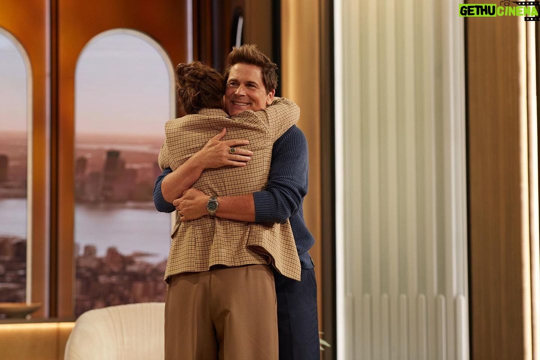 Rob Lowe Instagram - It’s bring your kid to work day at @thedrewbarrymoreshow! No, really. Tune in for an episode full of raw conversations & lots of laughs. #Unstable out now on @netflix!