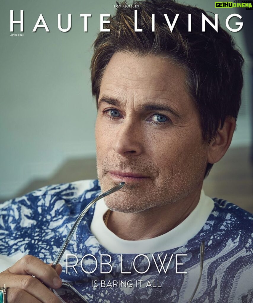 Rob Lowe Instagram - Always a pleasure shooting for @hauteliving. Thank you! #Unstable is streaming now on @netflix. Shoutout to the team: @laurainwonderland__ @randallslavin @_emmmiillyy Addie Markowitz @annyk.makeup @louisvuitton @sheryllowejewelry @oliverpeoples