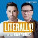 Rob Lowe Instagram – Today on #Literally, Fred Armisen joins Rob to discuss the time Tommy Lee Jones locked eyes with Rob across a crowded room, what makes comedies like 30 Rock so great, the origin of The Californians sketch on SNL, their new #Netflix show #Unstable, and more. Listen at the link in bio!