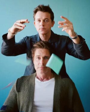 Rob Lowe Instagram - Thank you @nytimes 🙏🏼 
The photos.. the article.. it’s spot on. “In ‘Unstable,’ the Sins of the Father Are Comedy Gold. Rob and John Owen Lowe star in a new Netflix series that exaggerates their barbed father-son dynamic, but only a little.”

#Unstable is out on @Netflix THIS THURSDAY, 3.30.23.

Hell of a team!
Writer: Alexis Soloski
Photographer: @chantalaanderson 
Grooming: @annyk.makeup & Addie M.
Styling: @_emmmiillyy 
Jewelry: @sheryllowejewelry