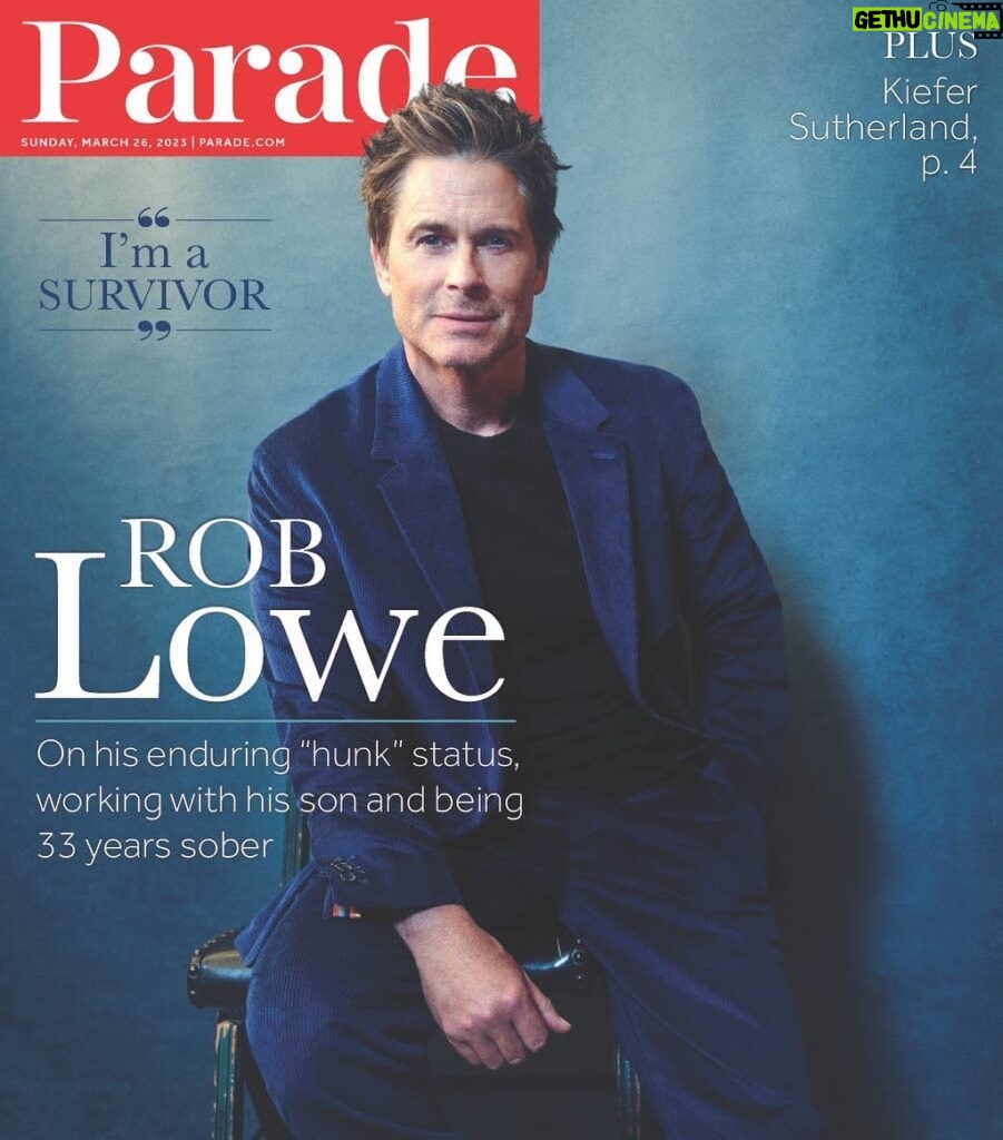 Rob Lowe Instagram - Rob Lowe has achieved a life well worth celebrating many times over, including white-hot buzz, a chiseled cover-boy visage, movie stardom and pop-culture notoriety in his twenties. Now imagine how he feels as he approaches 60.⁠ ⁠ And for the past two decades, he’s been a go-to TV star with hits ranging from The West Wing to Parks and Recreation to the current Fox drama 9-1-1: Lone Star.⁠ ⁠ Lowe's new Netflix comedy series, Unstable, follows a wildly wealthy, mildly unhinged biotech honcho who convinces his introverted son, Jackson, to go to work for him and help save the company from disaster. The show was inspired by the pair's social media relationship.⁠ ⁠ In this exclusive interview, talks nepo babies, his Netflix show, and moving past the Brat Pack label. ⁠ ⁠ ⁠ #roblowe #parademag #exclusiveinterview #netflix #whattowatch #entertainment