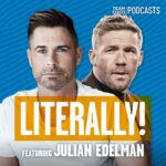 Rob Lowe Instagram – Today on #Literally Rob is joined by three-time Super Bowl champ Julian Edelman. They discuss Belichick’s strategic silence, how pro football is changing, Tom Brady’s future, and more. Listen now at the link in bio!