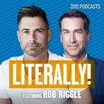 Rob Lowe Instagram - Today on #Literally, @RobRiggle joins Rob to discuss why Kansas City sports teams continue to dominate, how Lowe is going to help Riggle become the new host of @thedailyshow, and more. Listen at the link in bio.