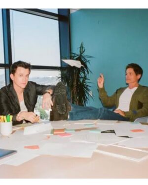 Rob Lowe Instagram - Thank you @nytimes 🙏🏼 
The photos.. the article.. it’s spot on. “In ‘Unstable,’ the Sins of the Father Are Comedy Gold. Rob and John Owen Lowe star in a new Netflix series that exaggerates their barbed father-son dynamic, but only a little.”

#Unstable is out on @Netflix THIS THURSDAY, 3.30.23.

Hell of a team!
Writer: Alexis Soloski
Photographer: @chantalaanderson 
Grooming: @annyk.makeup & Addie M.
Styling: @_emmmiillyy 
Jewelry: @sheryllowejewelry