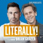 Rob Lowe Instagram - Today on #Literally prolific producer Brian Grazer (#ArrestedDevelopment #24 #Apollo13) joins RobLowe to discuss the future of Hollywood, how to revamp the Oscars ceremony, the differing worldviews of #TheWestWing and #24, and more. Listen at the link in bio.