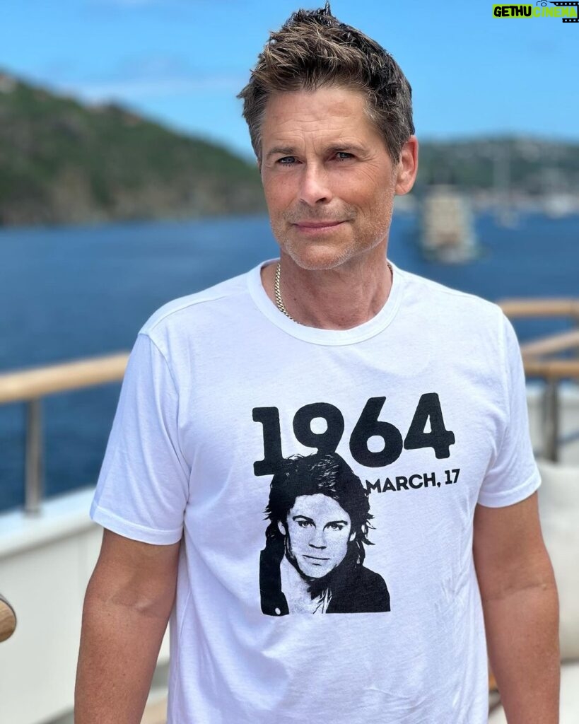Rob Lowe Instagram - Thank you all for the birthday wishes! Here’s to another 60 years. LFG, baby!!