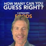 Rob Lowe Instagram - Think you can conquer the food category better than @roblowe? Let me know how many you got right in the comments and catch the premiere of #TheFloor TONIGHT on @foxtv, next day on @hulu!