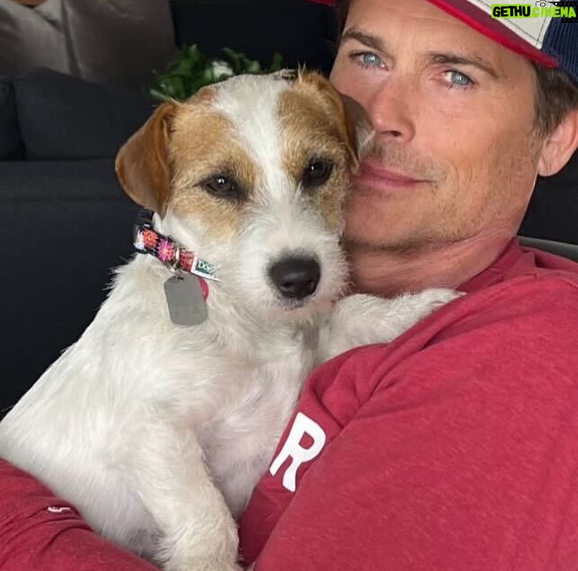 Rob Lowe Instagram - Happy 60th Birthday to our favorite Dog Dad/Podcast host! 🐶 🎙️