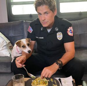 Rob Lowe Instagram - Happy 60th Birthday to our favorite Dog Dad/Podcast host! 🐶 🎙️