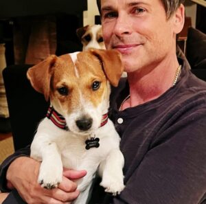 Rob Lowe Instagram - Happy 60th Birthday to our favorite Dog Dad/Podcast host! 🐶 🎙️