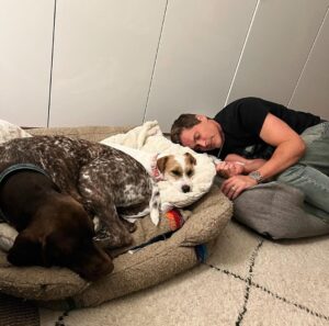 Rob Lowe Instagram - Happy 60th Birthday to our favorite Dog Dad/Podcast host! 🐶 🎙️