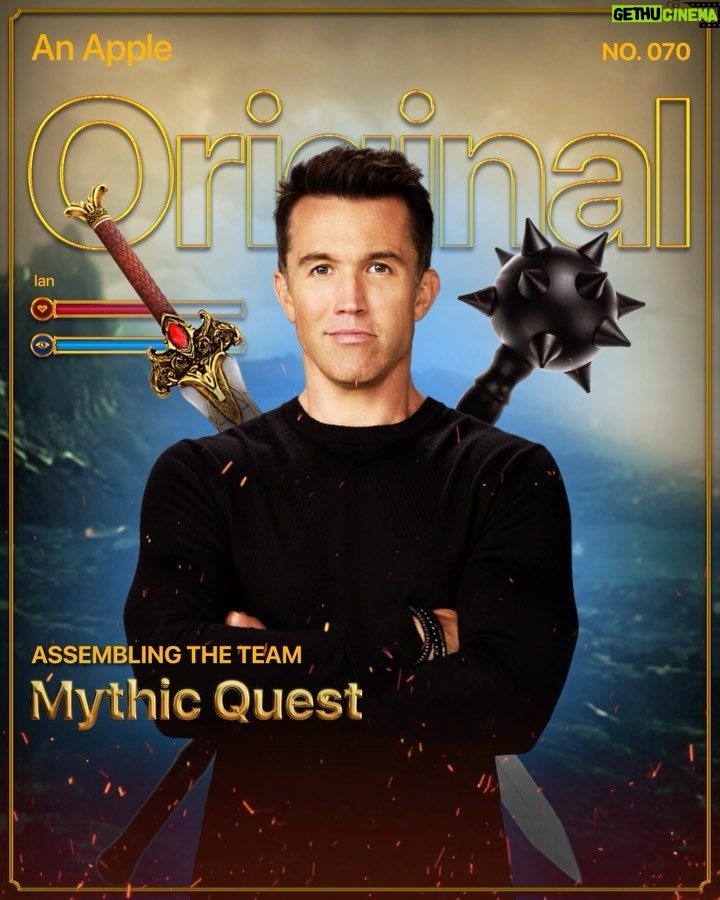 Rob McElhenney Instagram - Mythic Quest is back and ready to play. But this workplace comedy is more than just a game. Swipe through to see how @mythicquest's ensemble of cast and characters grew closer and more chaotic in Season 3. Watch #MythicQuest, streaming on Apple TV+ – - Mythic Chemistry - Testing Allegiances - Building New Bonds - A Well Rounded Party Follow the cast and creators: @robmcelhenney, @hornsbone, @meganganz, @charlottenicdao, @danielpudi, @ashlyburch, @imanihakim, @jennisennis, @blacktresscomedy